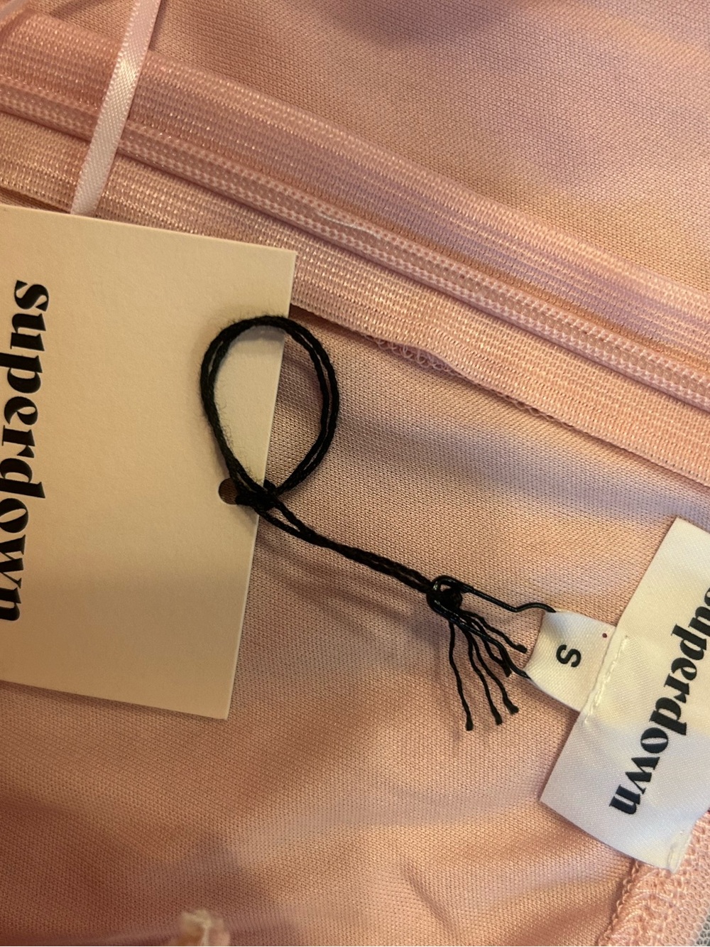 superdown Pink Strapless Heart-Print Ruched Mini Dress - Picture 5 of 9